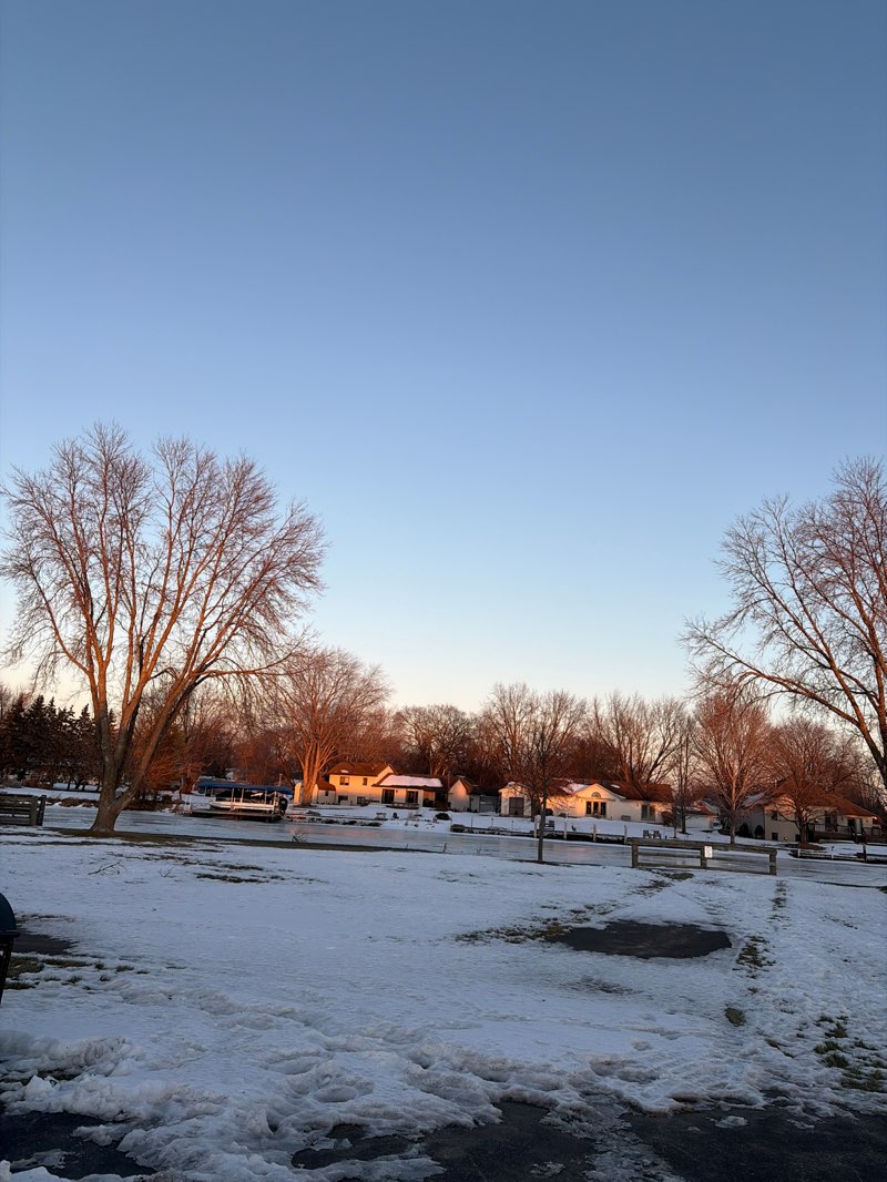 walking near me in Coughlin Park in winter