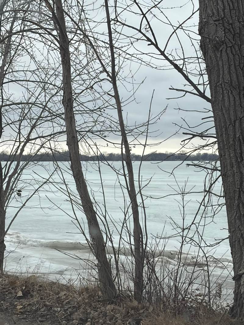 walking near me in Lakeside Park West in winter