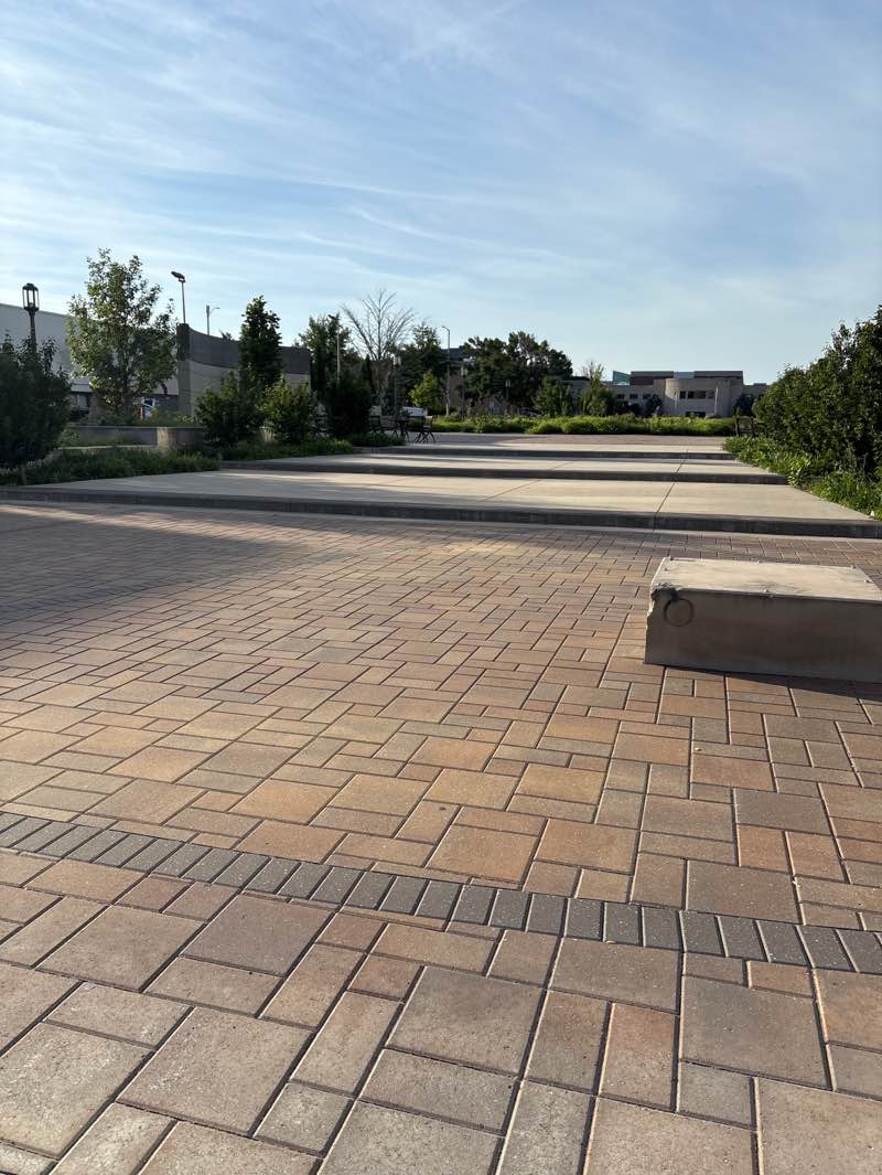 walking near me in Centennial Mall in summer