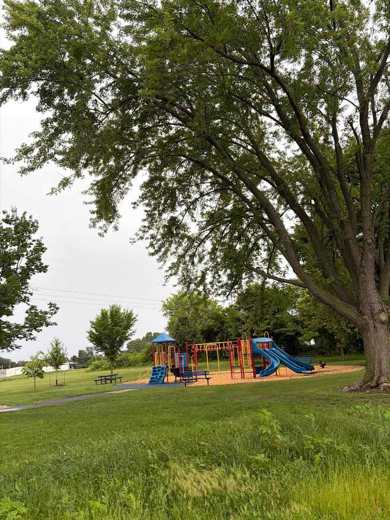 walking near me in Strohmeyer Park in summer
