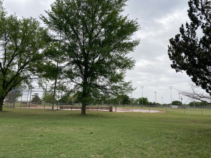 walking near me in Lake Wichita Park in spring