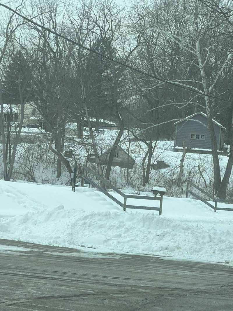 walking near me in Spring Lake Park in winter
