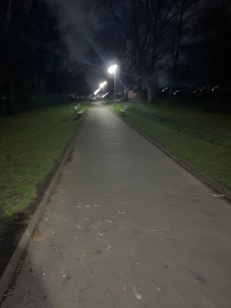 walking near me in Moorside Park in spring