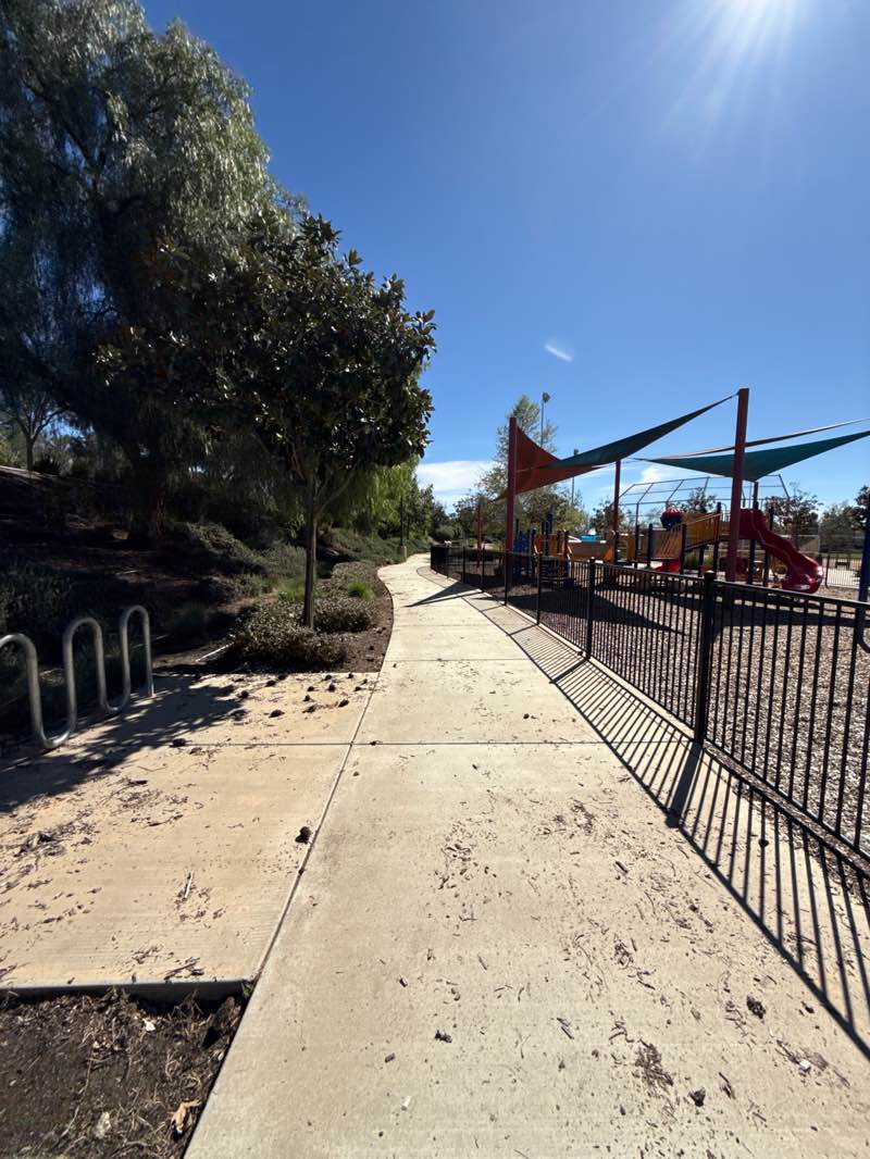 walking near me in Spencer's Crossing Sports Park in winter