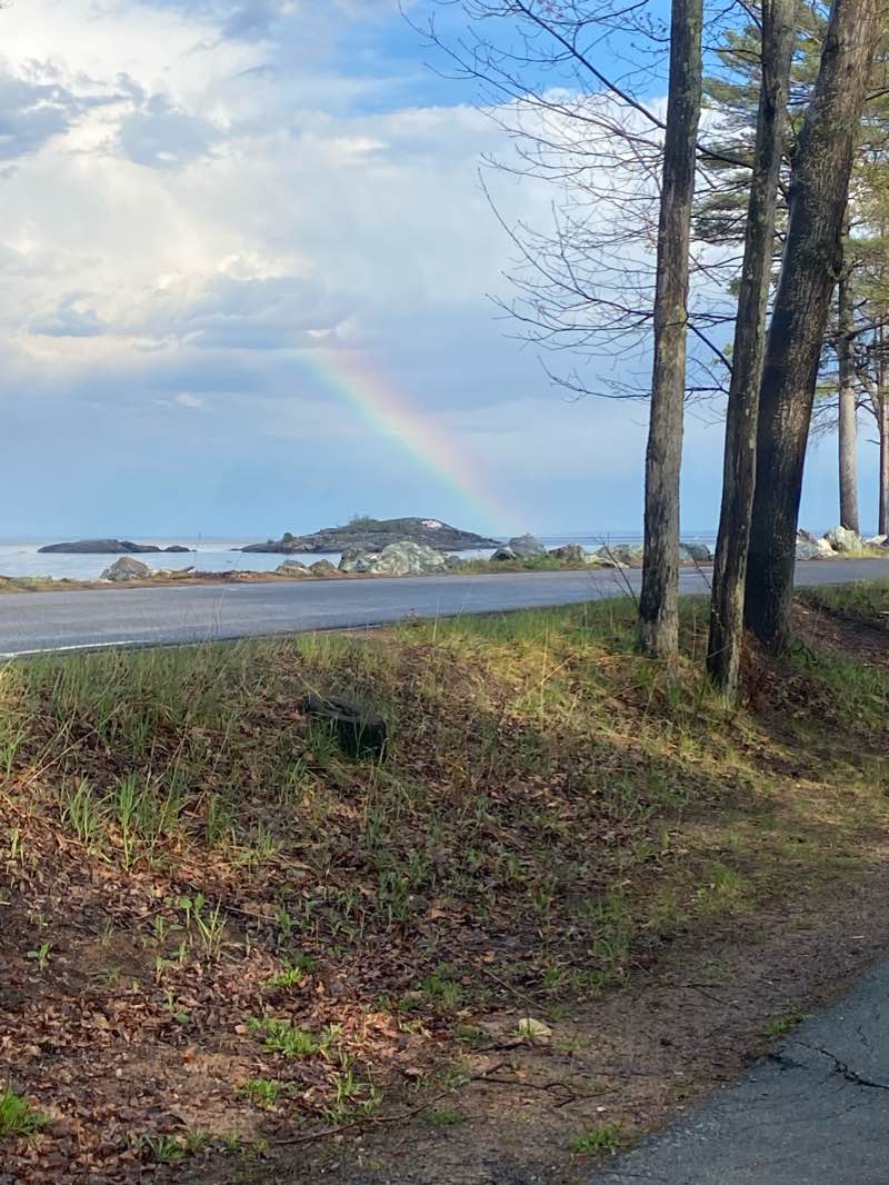 walking near me in McCarty Cove in winter