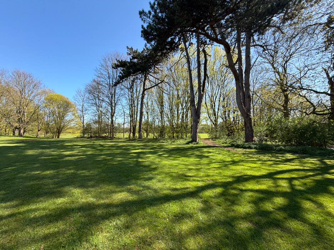 walking near me in Round Spinney Playing Field in spring