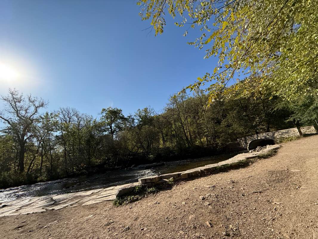 walking near me in Minnehaha Regional Park in autumn