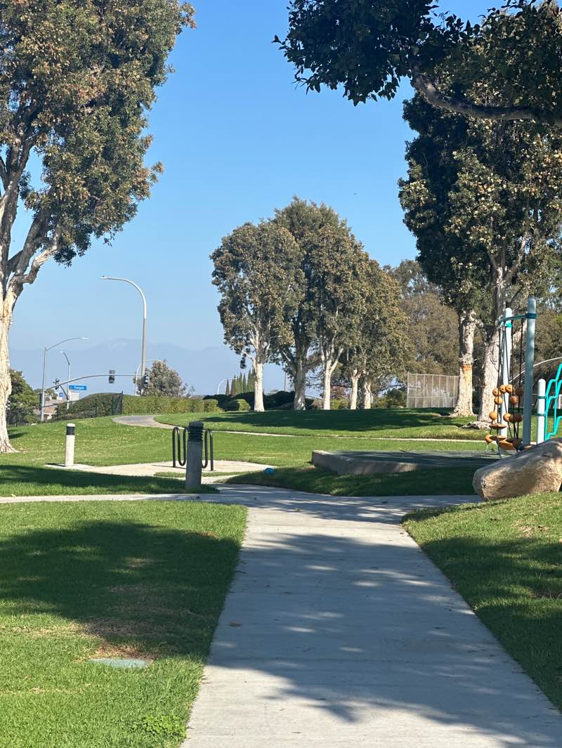 walking near me in San Miguel Park in autumn