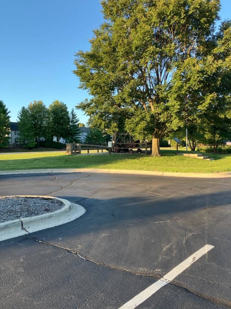 walking near me in Corron Park in autumn