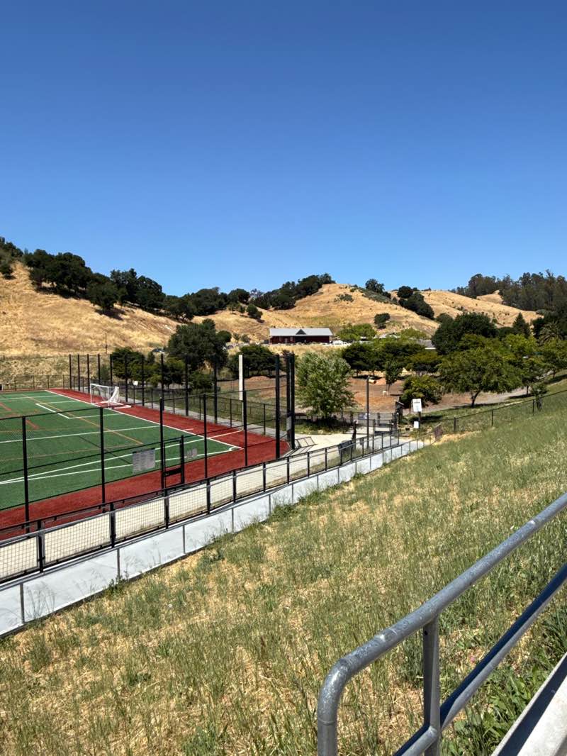 walking near me in Red Hill Community Park in spring