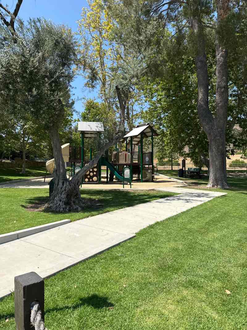 walking near me in Grape Arbor Park in summer