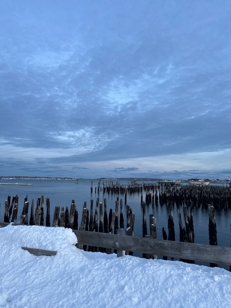walking near me in Amethyst Park in winter