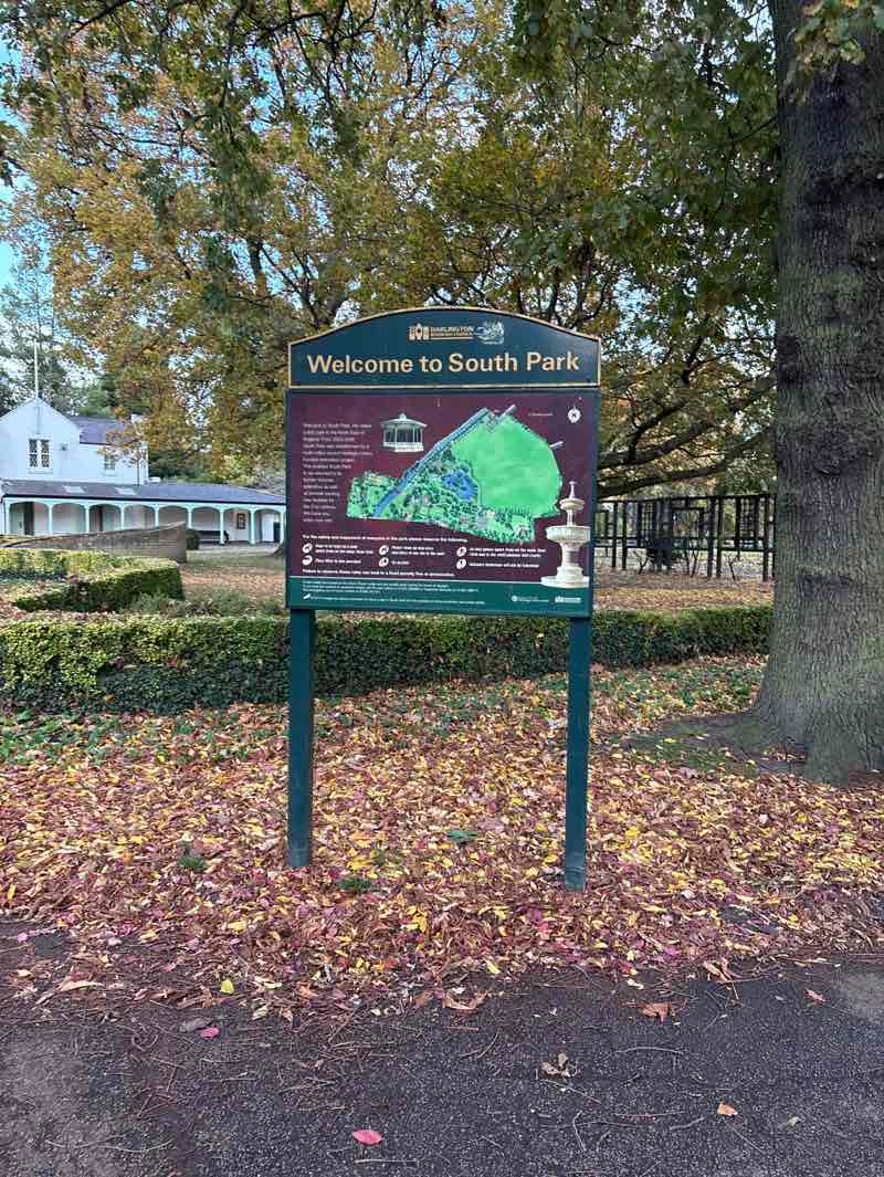 walking near me in South Park in autumn
