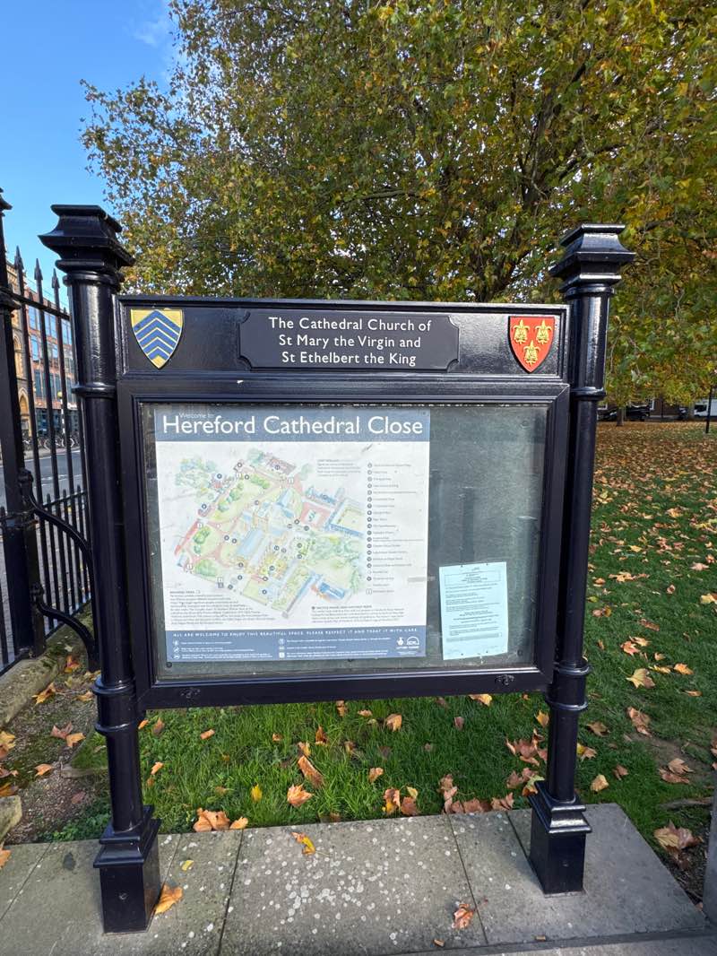 walking near me in Cathedral Green in autumn