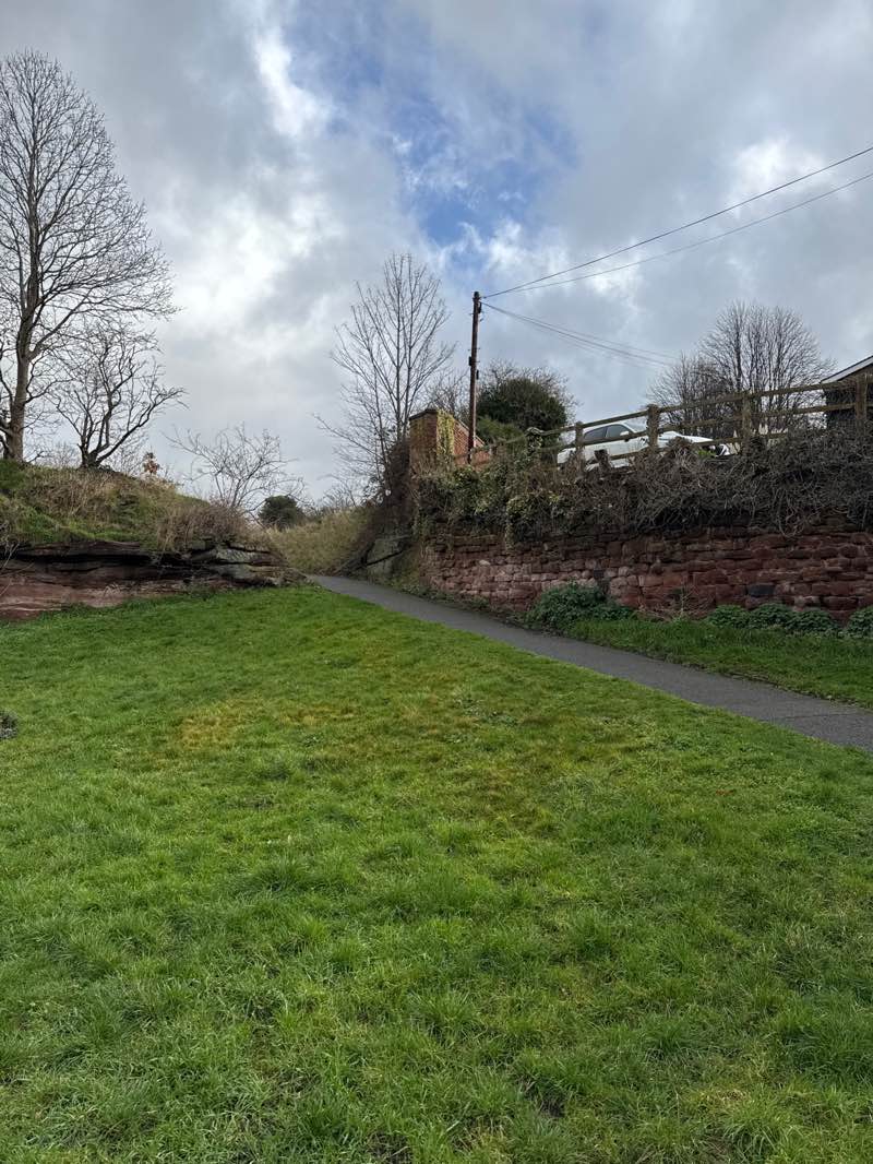 walking near me in Edgar's Field Park in winter