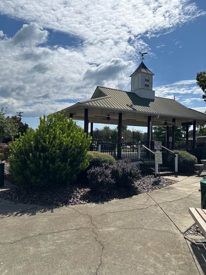 walking near me in Harrison Park in autumn