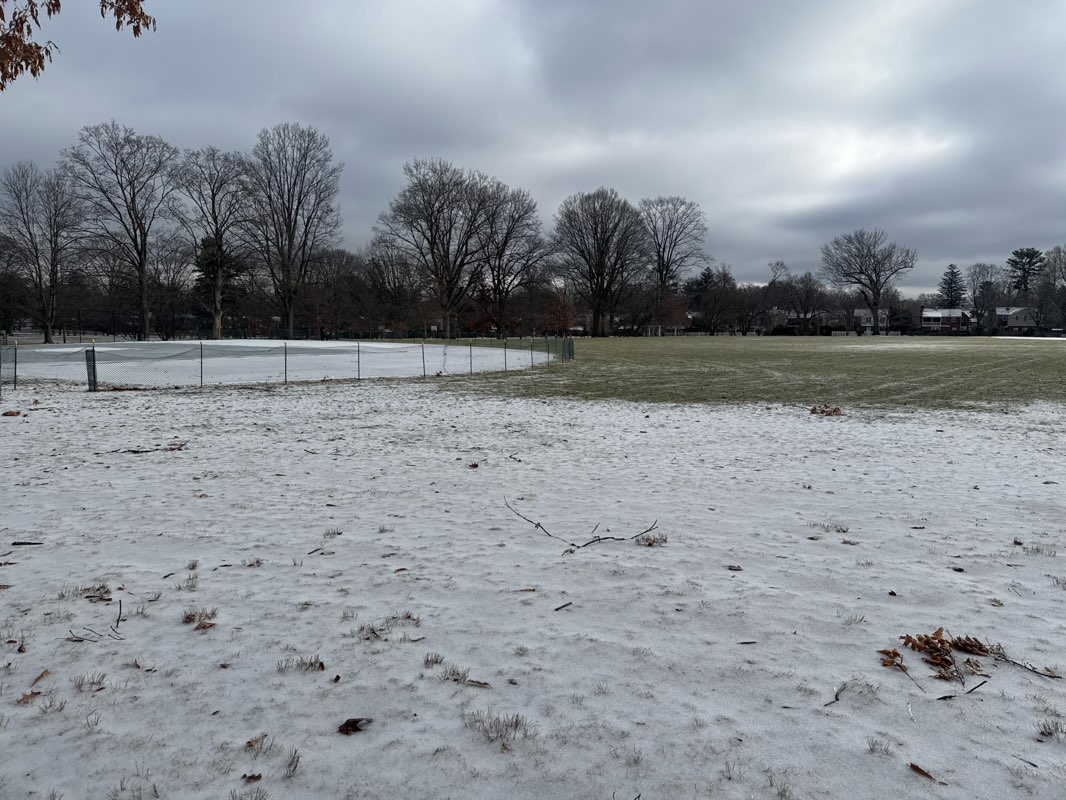 walking near me in Linwood Park in winter