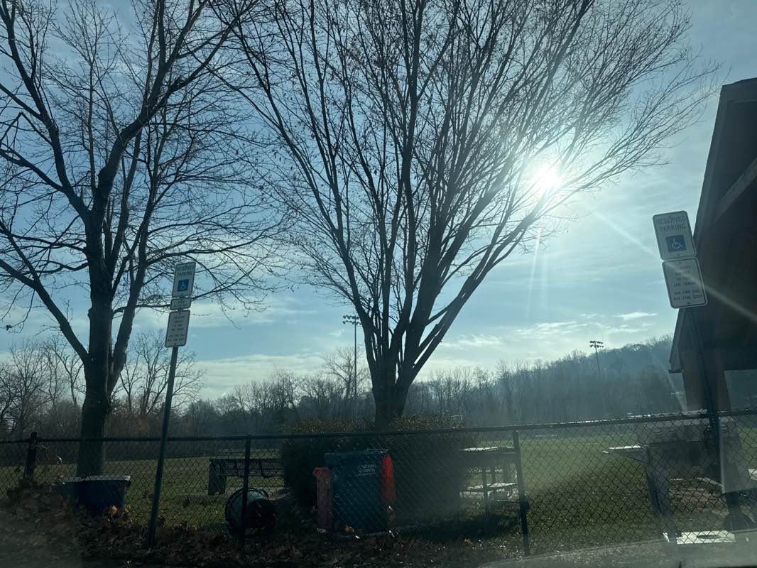 walking near me in Baxter Park in winter