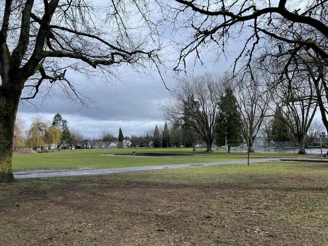 walking near me in Memorial South Park in winter