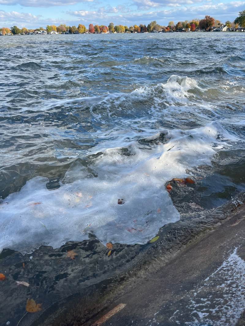 walking near me in Gun Lake County Park in autumn