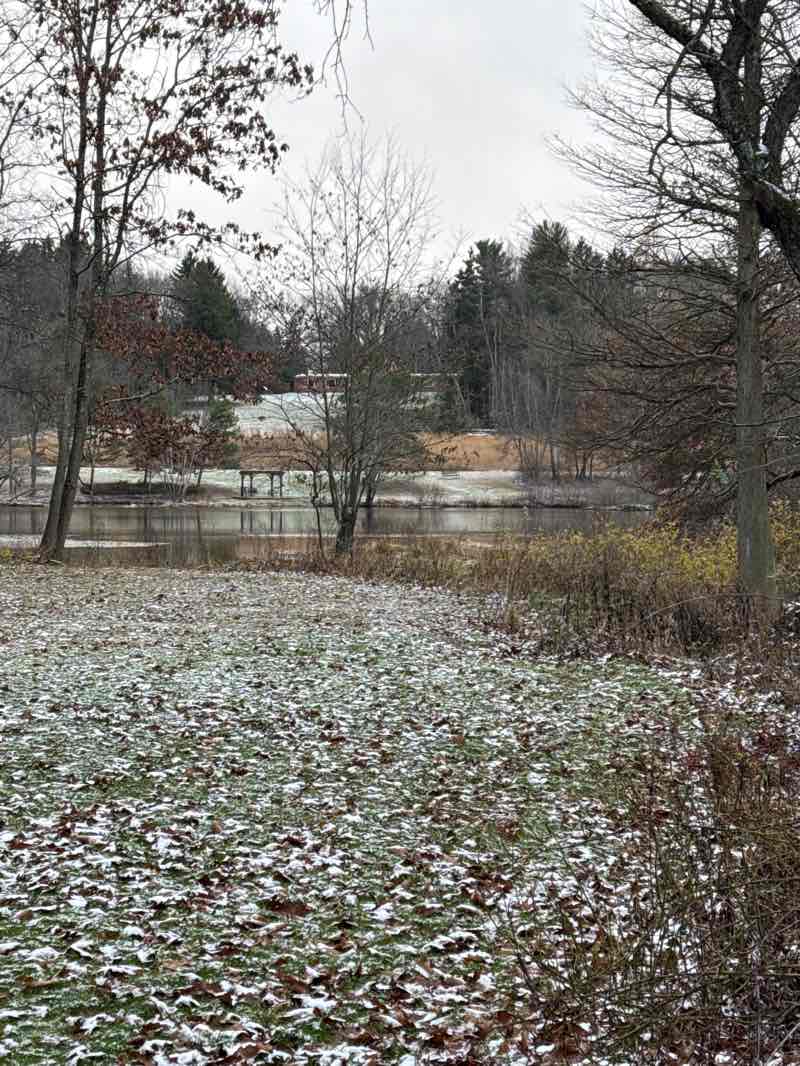 walking near me in Butler Township Park in winter