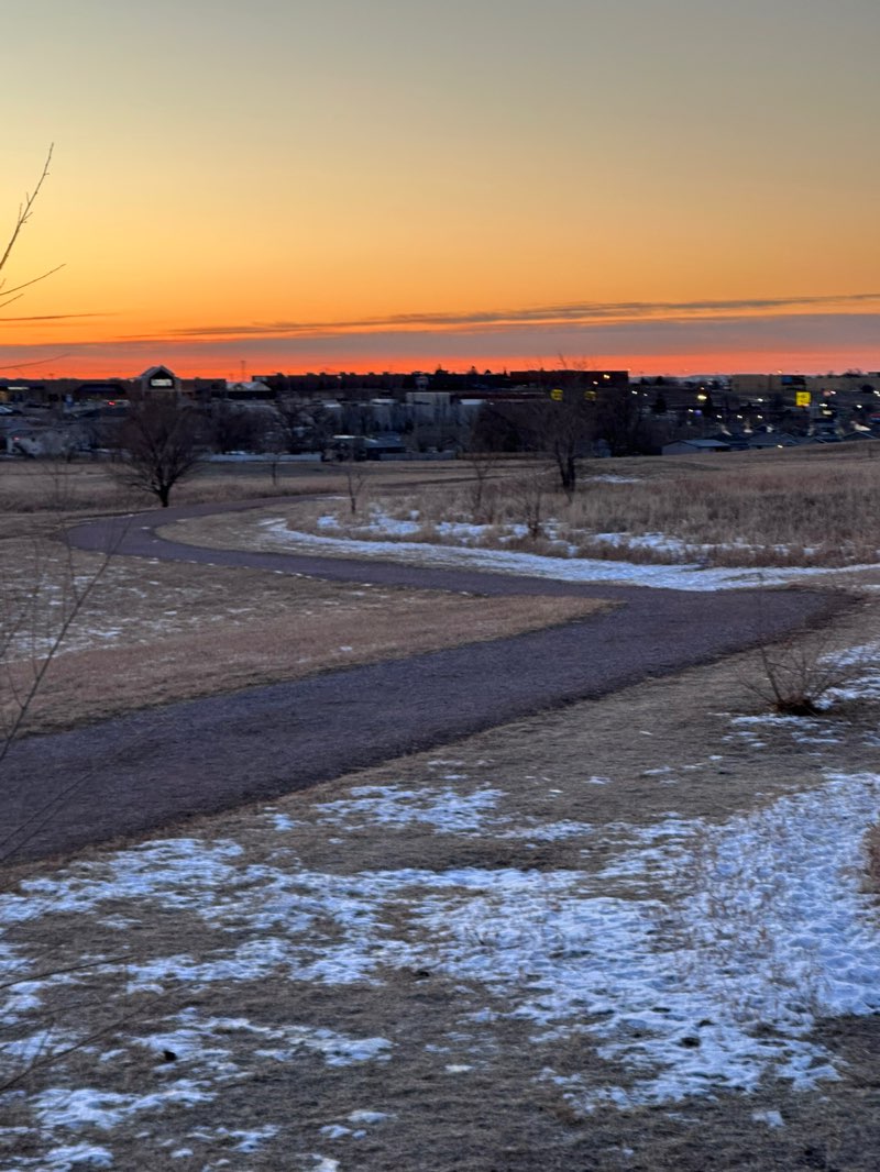 walking near me in Vickie Powers Memorial Park in winter