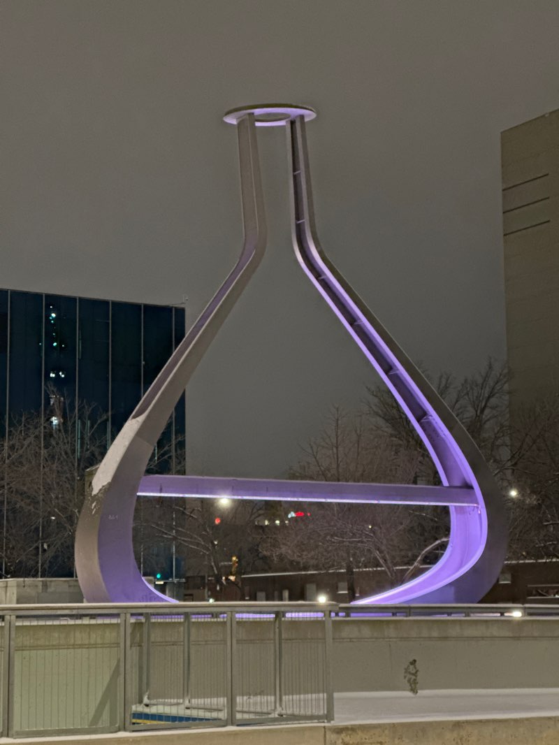 walking near me in Millennium Library Park in winter