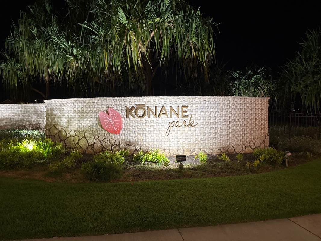 walking near me in Konane Park in winter