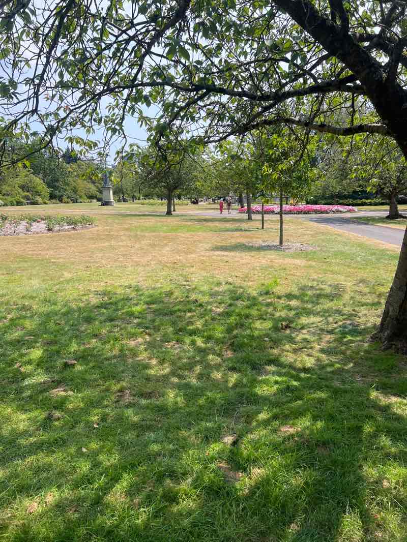 walking near me in Alexandra Gardens in summer