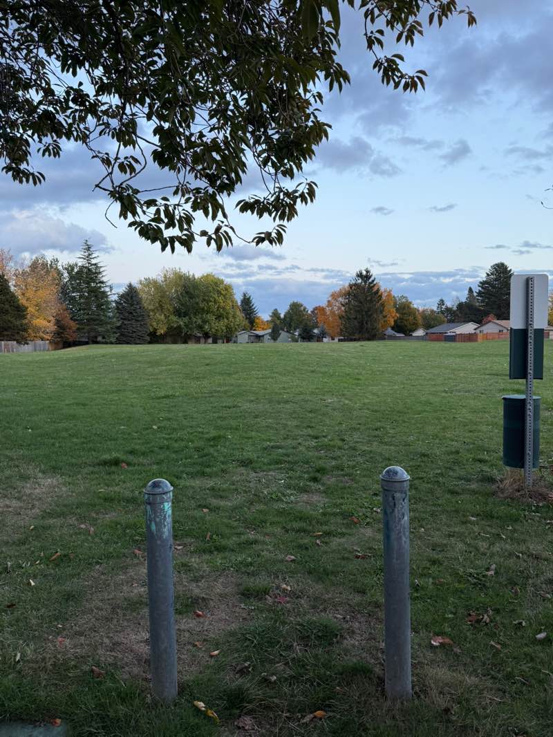 walking near me in Woodale Park in autumn