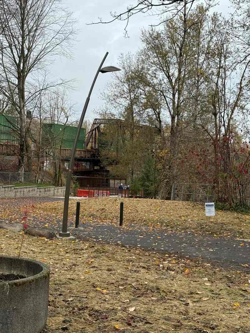 walking near me in Depot Park in autumn