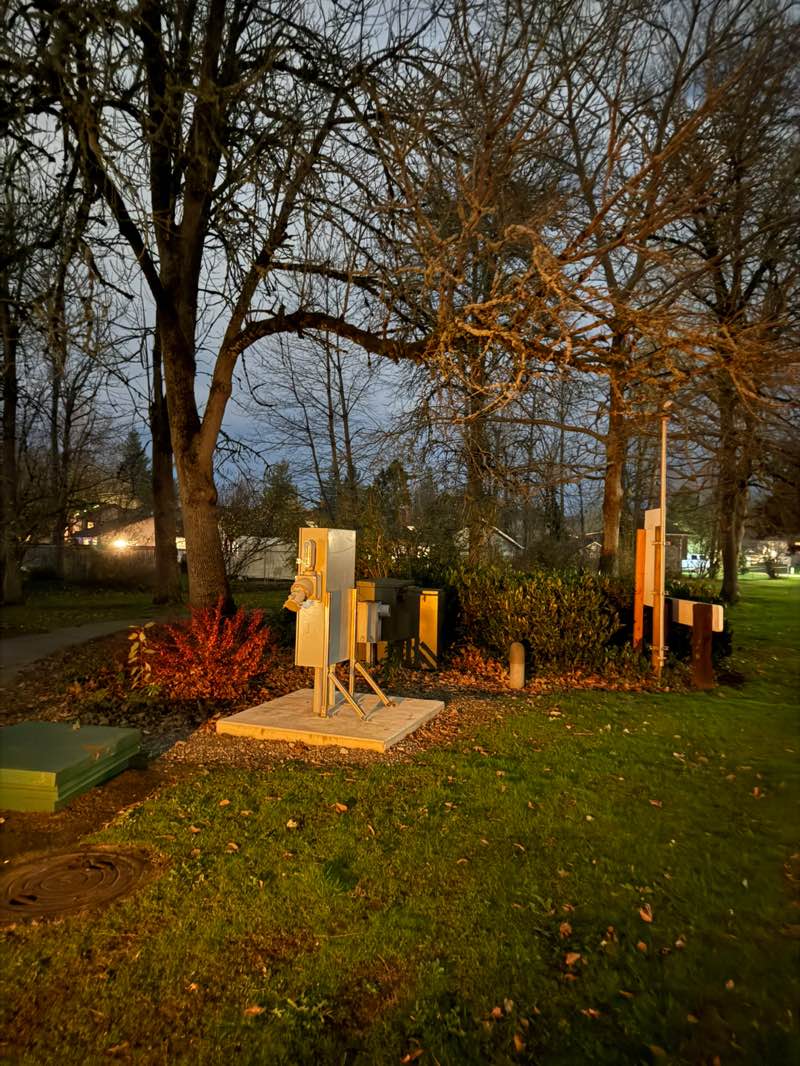 walking near me in Sweetbriar Park in winter