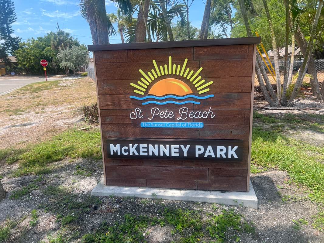 walking near me in Ron McKenney Park in spring
