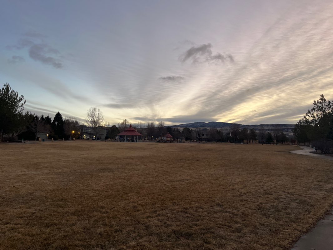 walking near me in Pelican Park in winter