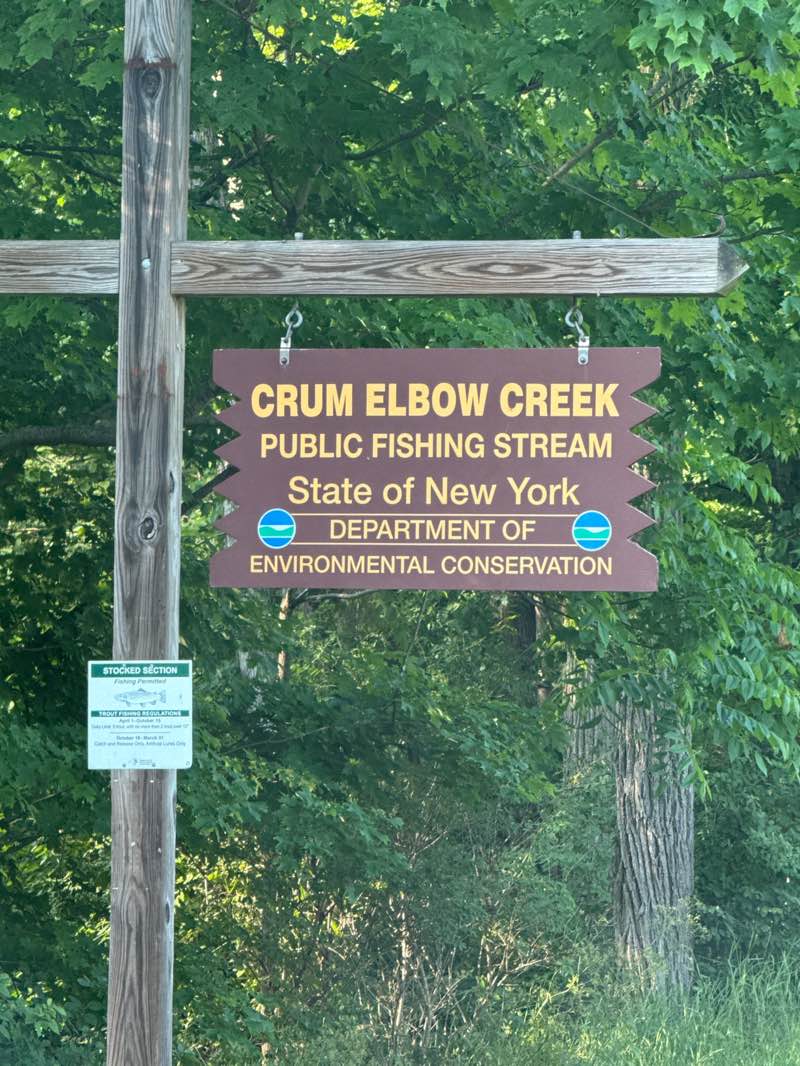 walking near me in Crum Elbow Creek Waterway Access in summer