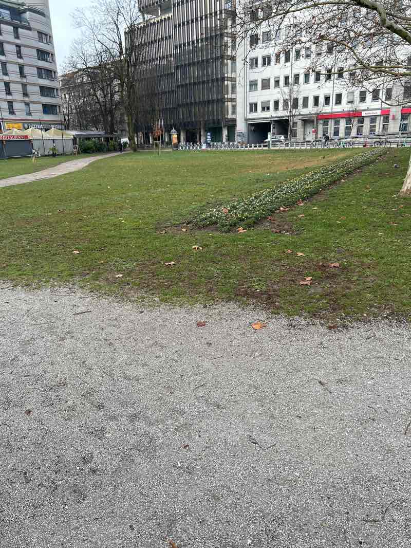 walking near me in Kolodvorski park in winter
