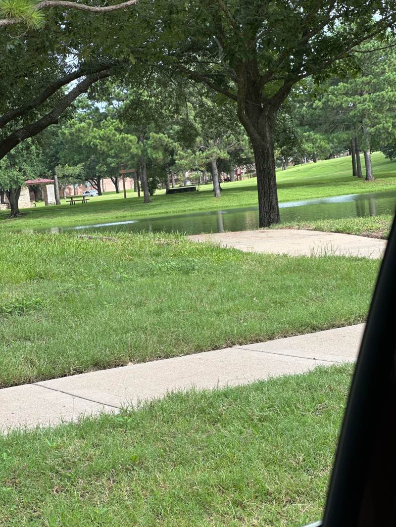 walking near me in River Green Park in summer
