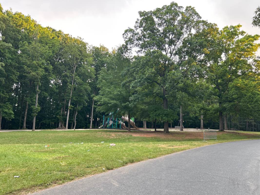 walking near me in Ramsey Creek County Park in spring