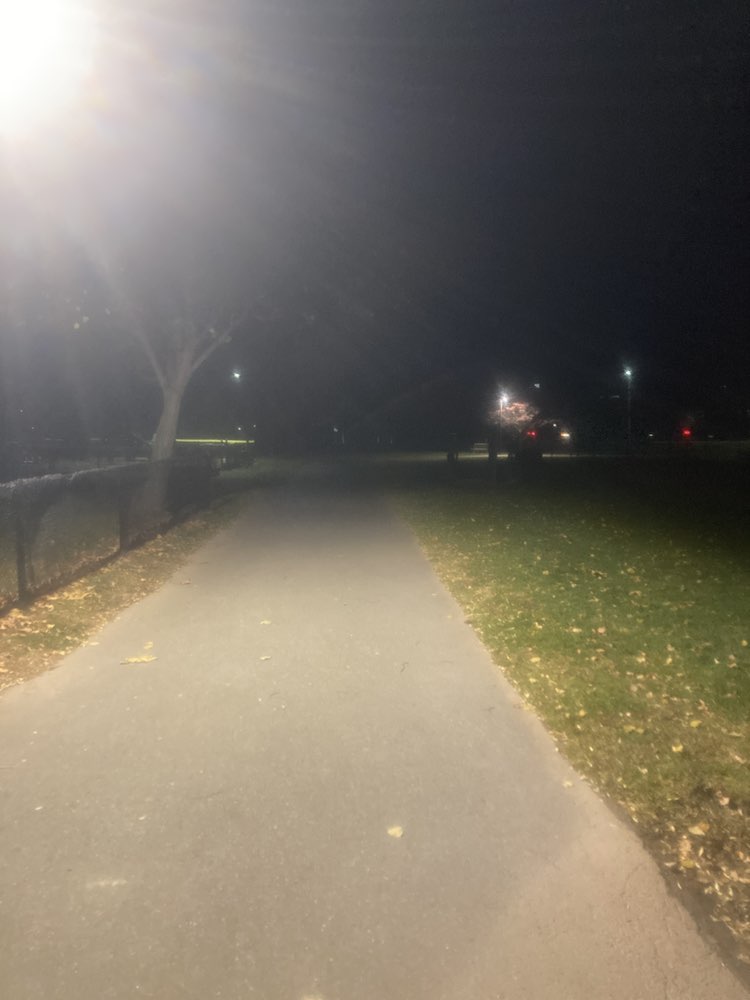 walking near me in Veterans Memorial Field in autumn