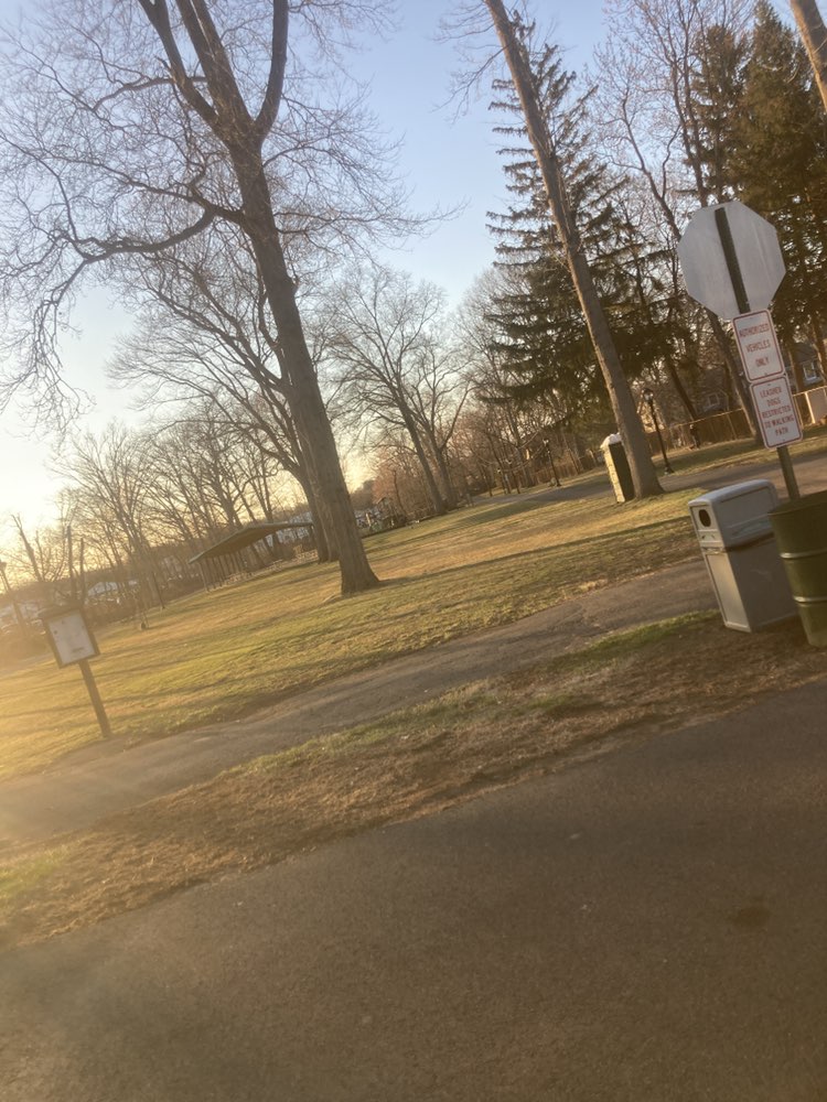 walking near me in Wortendyke Park in spring