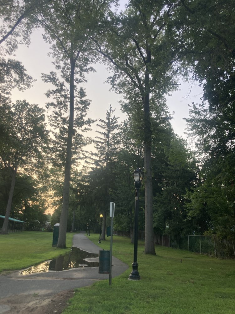 walking near me in Wortendyke Park in summer