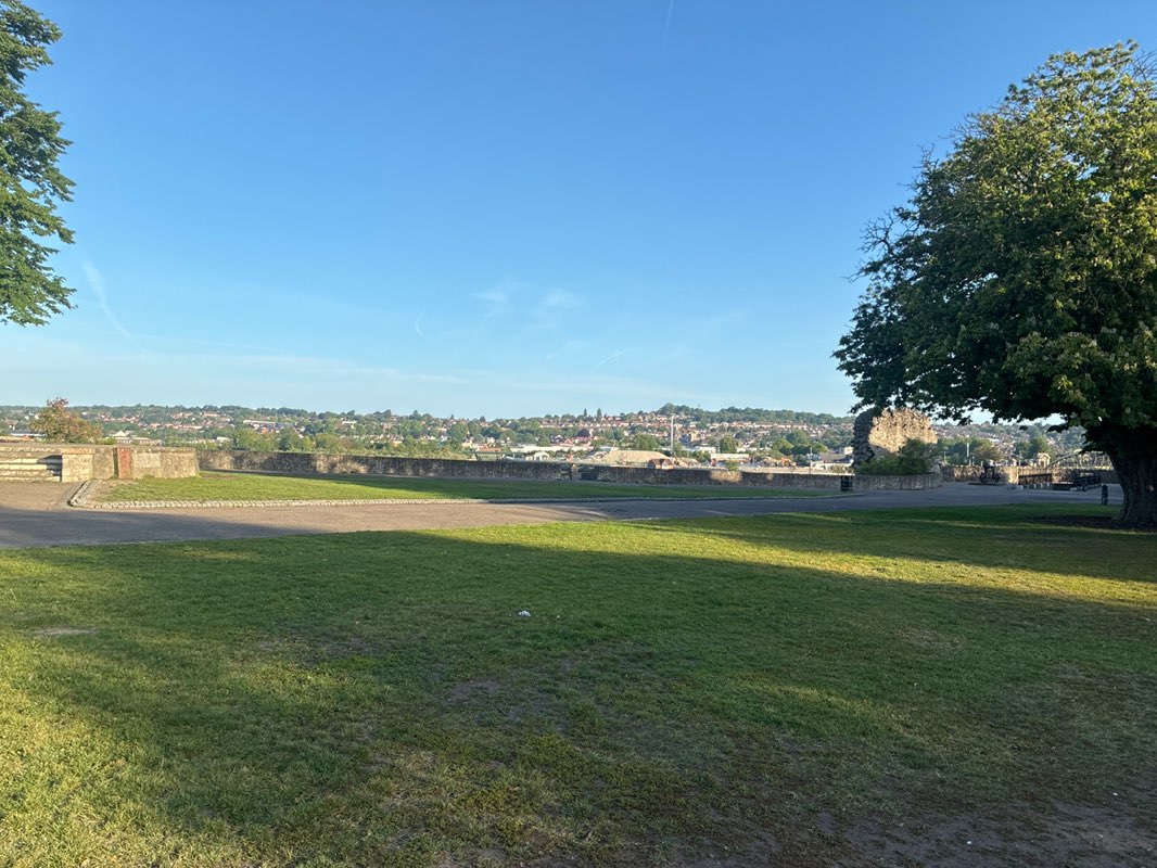 walking near me in Castle Park in summer