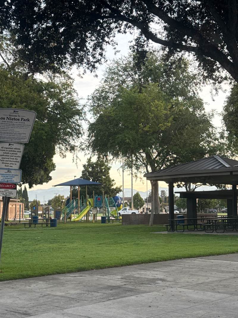 walking near me in Los Nietos Park in winter