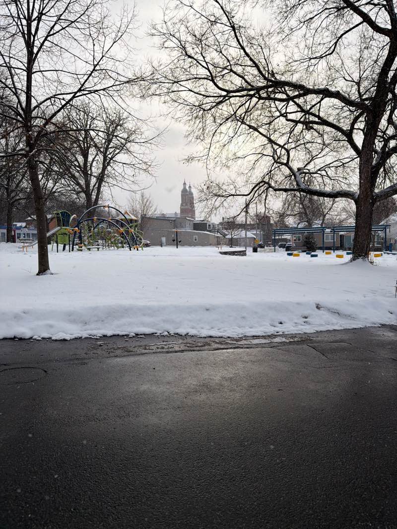 walking near me in Union Park in winter