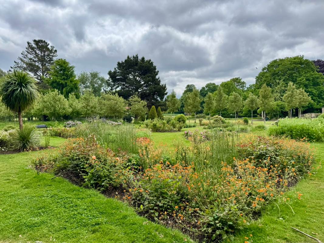 walking near me in Beddington Park in spring