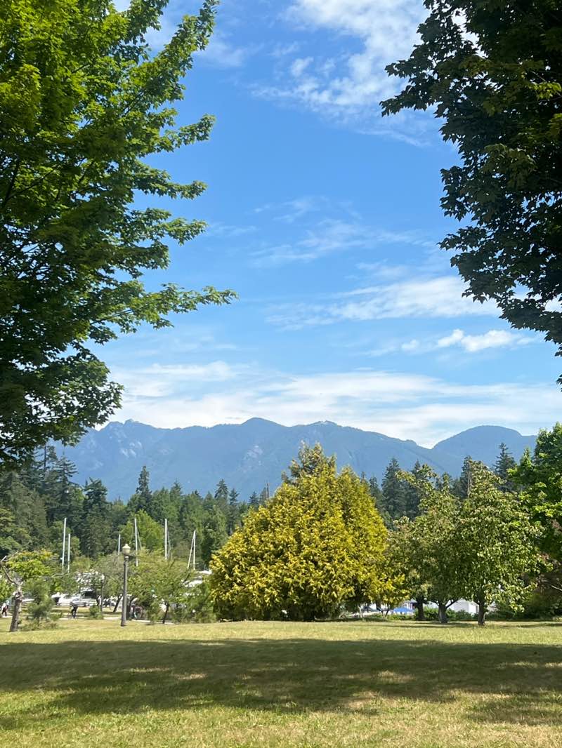 walking near me in Devonian Harbour Park in summer