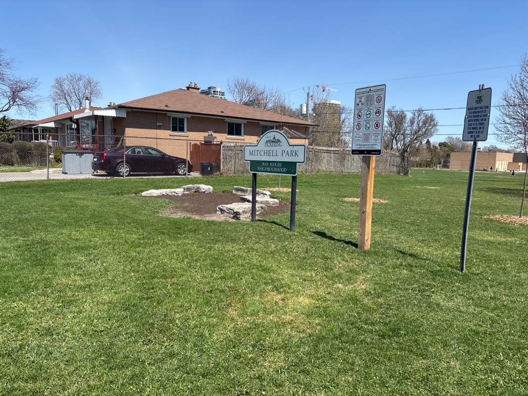 walking near me in Mitchell Park in spring