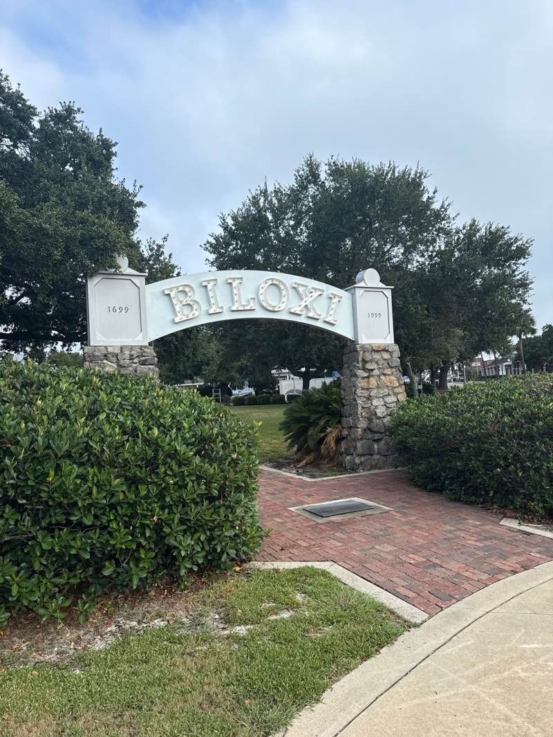 walking near me in Biloxi Town Green in autumn