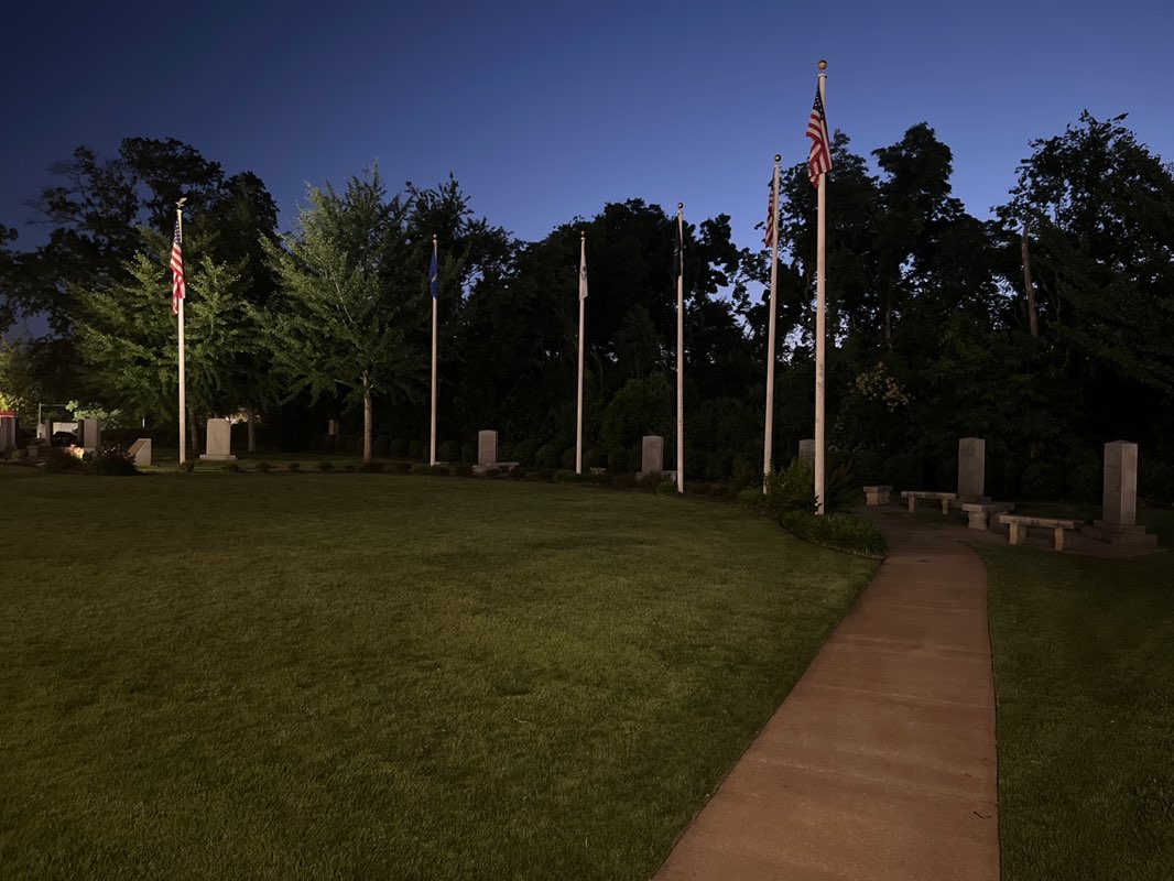 walking near me in Wade Hampton Veterans Park in spring