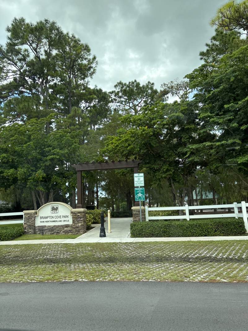 walking near me in Brampton Cove Park in autumn